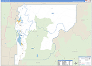 Valley Wall Map Basic Style
