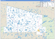 Vilas Wall Map Basic Style
