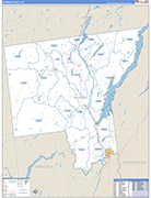 Warren Wall Map Basic Style