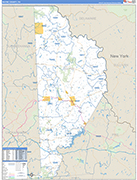 Wayne Wall Map Basic Style