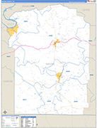 Wayne Wall Map Basic Style