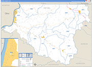 Wetzel County Wall Map Basic Style