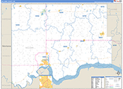 Williams Wall Map Basic Style