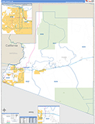 Yuma County Wall Map Basic Style