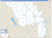 Yolo Metro Area Wall Map Basic Style