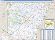 Arkansas  Map Basic Style