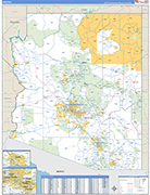 Arizona  Map Basic Style