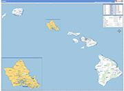 Hawaii  Map Basic Style