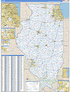 Illinois  Map Basic Style