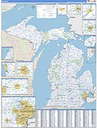 Michigan  Map Basic Style
