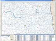 North Dakota  Map Basic Style