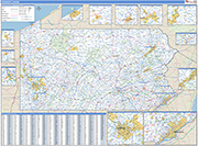 Pennsylvania  Map Basic Style