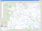 Wyoming  Map Basic Style
