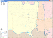 Greece  Wall Map Color Cast Style