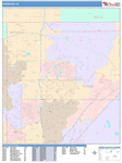 Thornton  Wall Map Color Cast Style