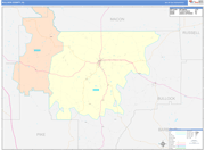 bullock county, alabama township and ranges