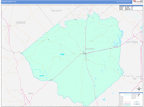 Goliad County Wall Map Color Cast Style