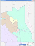 Graham Wall Map Color Cast Style