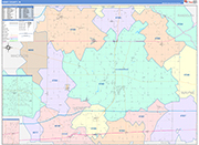 Henry Wall Map Color Cast Style