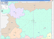 Jay Wall Map Color Cast Style