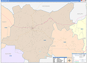 Lewis Wall Map Color Cast Style