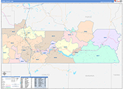 Lewis Wall Map Color Cast Style