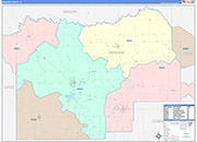Menard Wall Map Color Cast Style