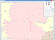 Menard Wall Map Color Cast Style