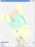 Napa County Map Book Color Cast Style
