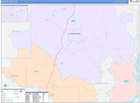 Prentiss County Digital Map Color Cast Style