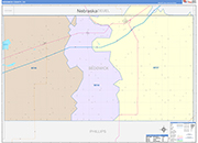 Sedgwick Wall Map Color Cast Style