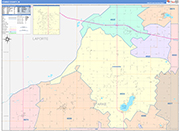 Starke Wall Map Color Cast Style