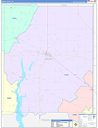 Union Wall Map Color Cast Style