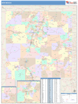 New Mexico  Map Color Cast Style