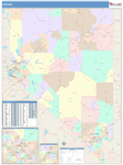 Nevada  Map Color Cast Style