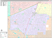 Allen  Wall Map Premium Style