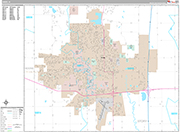Ames  Wall Map Premium Style