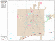 Anderson Wall Map Premium Style