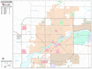 Appleton Wall Map Premium Style