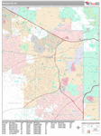 Beaverton Wall Map Premium Style