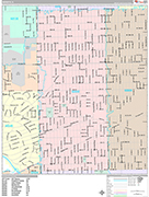 Berwyn  Wall Map Premium Style