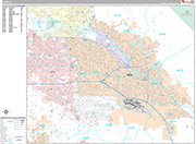 Boise  Wall Map Premium Style