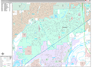 Bolingbrook Wall Map Premium Style