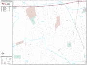 Brentwood Wall Map Premium Style