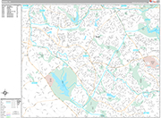 Burke Wall Map Premium Style