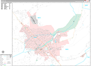 Chico  Wall Map Premium Style