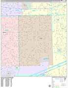 Cicero Wall Map Premium Style