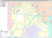 Colton  Wall Map Premium Style