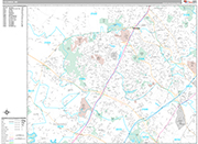 Columbia Wall Map Premium Style