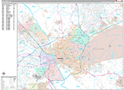 Columbia  Wall Map Premium Style